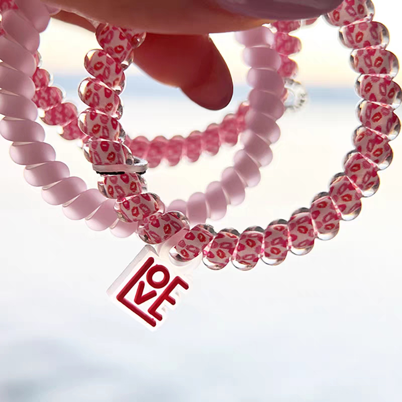 ✅แท้100%🇺🇸 TELETIES Colorful Picks Collection ยางรัดผม HAIR TIES Spiral Hair Coils Wrist Bands - รูปที่ 6