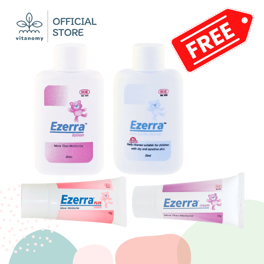 [สินค้าฟรี] เมื่อซื้อสินค้า Ezerra Cream/Lotion/Cleanser ตามเงื่อนไขที่กำหนด คละ 1 ชิ้น / ออเดอร์