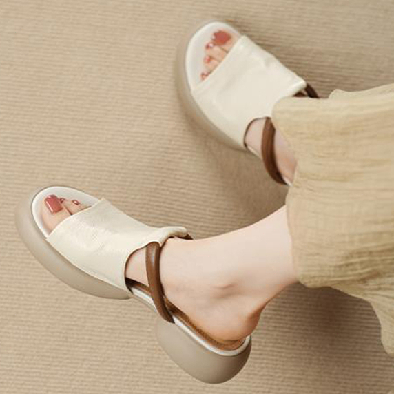 Kelinmi รองเท้าแตะผู้หญิงพื้นนุ่มใส่สบายระบายอากาศได้ดีแบบใหม่ - รูปที่ 5