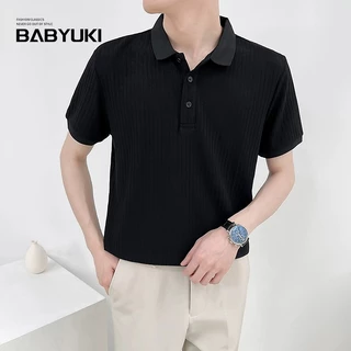 BU เสื้อโปโลแฟชั่นของผู้ชายคนนี้ หลวมง่ายอินเทรนด์ และสบาย ๆ