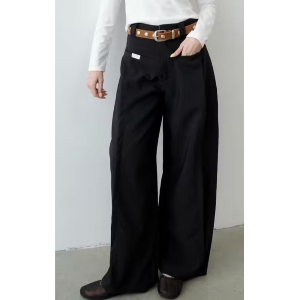 กางเกงขายาว AMUSE BKK - Taggy High waist