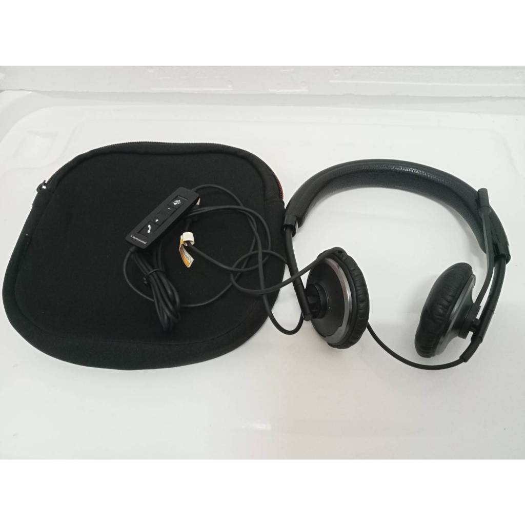 หูฟัง USB แบบมีสาย PLANTRONICS Poly Blackwire C520-M หูฟัง Stereo USB-A Headset ของแท้ มือสอง