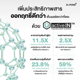 [2 ขวด ฟรีของแถม] เซรั่มสูตรใหม่! Gen2 Dr.PONG 911 Hya activein serum เซรั่มกู้ผิวโทรม ผิวชุ่มชื้น กระจ่างใส