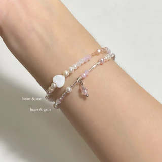 bbluemoons bracelets กำไลข้อมือลูกปัดเปลือกหอยมุก 🤍