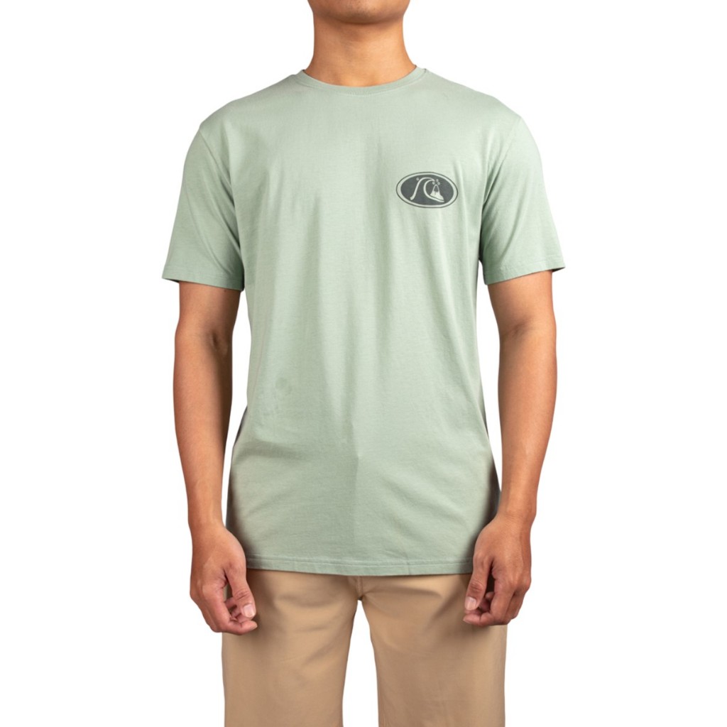 QUIKSILVER เสื้อยืดผู้ชาย Mens Inside Section Short Sleeve-Green 253 UQYZT05704-GGV0
