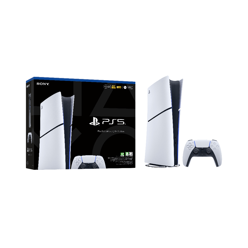 SONY PlayStation 5 Console (PS5 SLIM) - Digital Edition CFI-2118B 01 (CFI-2018B 01)