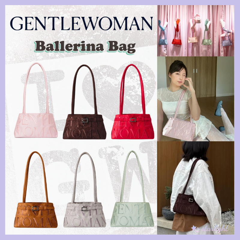 🩰💯Gentlewoman Ballerina Bag กระเป๋าผ้า กระเป๋านักบัลเล่ย์ สะพายไหล่ กระเป๋านุ่ม gentlewomen กระเป๋า