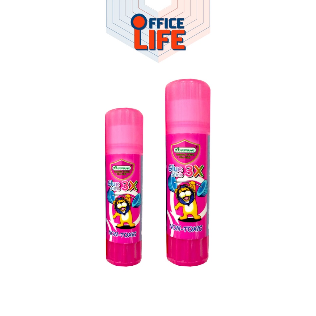Master Art (มาสเตอร์อาร์ท) กาวแท่ง Glue 3X เพาเวอร์ มาสเตอร์อาร์ต 8g และ 15g ( 1 ขวด )