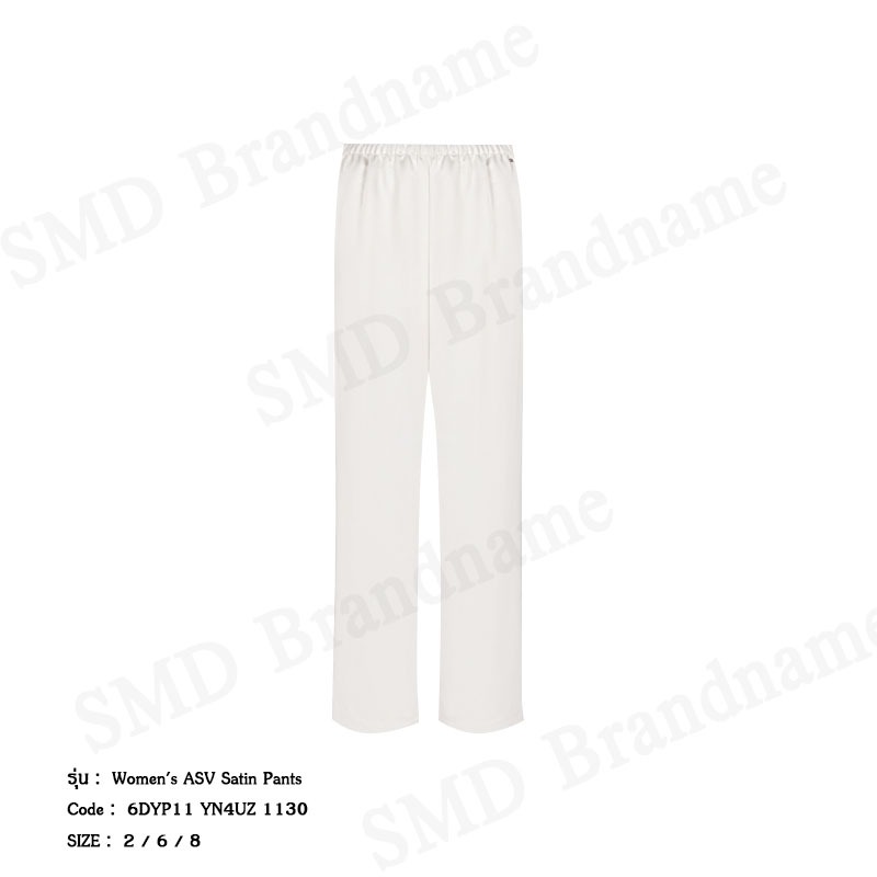 Armani Exchange กางเกงขายาวผู้หญิง รุ่น A/X Women's ASV Satin Pants Code: 6DYP11 YN4UZ 1130