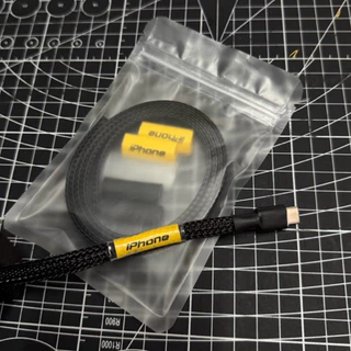 ปลอกหุ้มสายชาร์จแบบถักครบชุด( ขนาดสายยาว 1 เมตร )