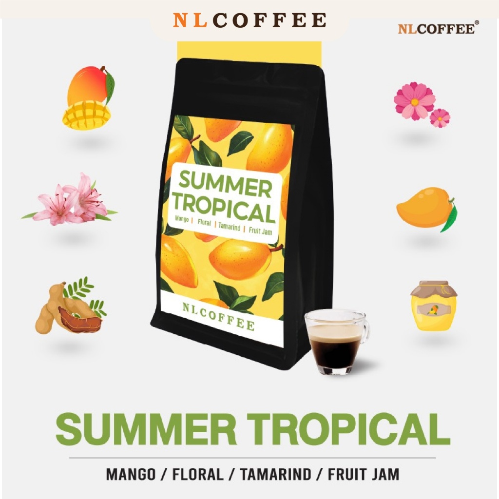 NLCOFFEE SPECIALTY เมล็ดกาแฟ Summer Topical  ซัมเมอร์ ทรอปิคอล