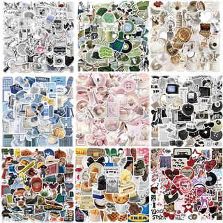 Hot💥จัดส่งจากประเทศไทย💥สีชมพูsticker INS สติกเกอร์ กันน้ํา สติกเกอร์สําหรับกระเป๋าเดินทางเคสโทรศัพท์แล็ปท็อปโน้ตบุ๊