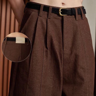 กางเกงยีนส์ขากระบอกใหญ่ รุ่นClaire’ly Pants (P88)