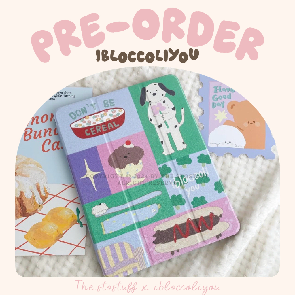 [ Pre-order ] the.stostuff x ibloccoliyou ipad case