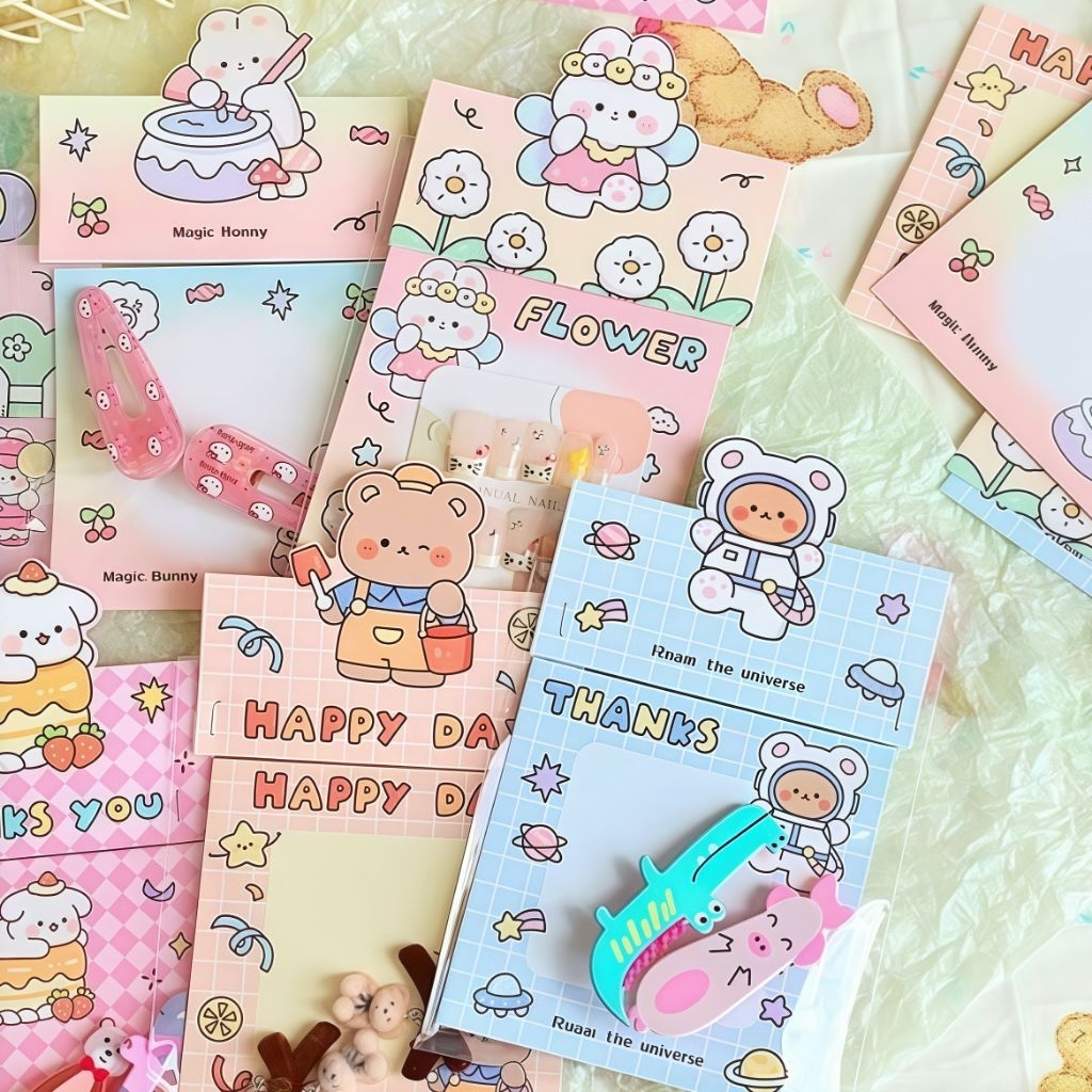 ส่งทันที ♡ Packaging หัว+พื้น+ซองกาว แพคเกจใส่สินค้า (ครบชุด)