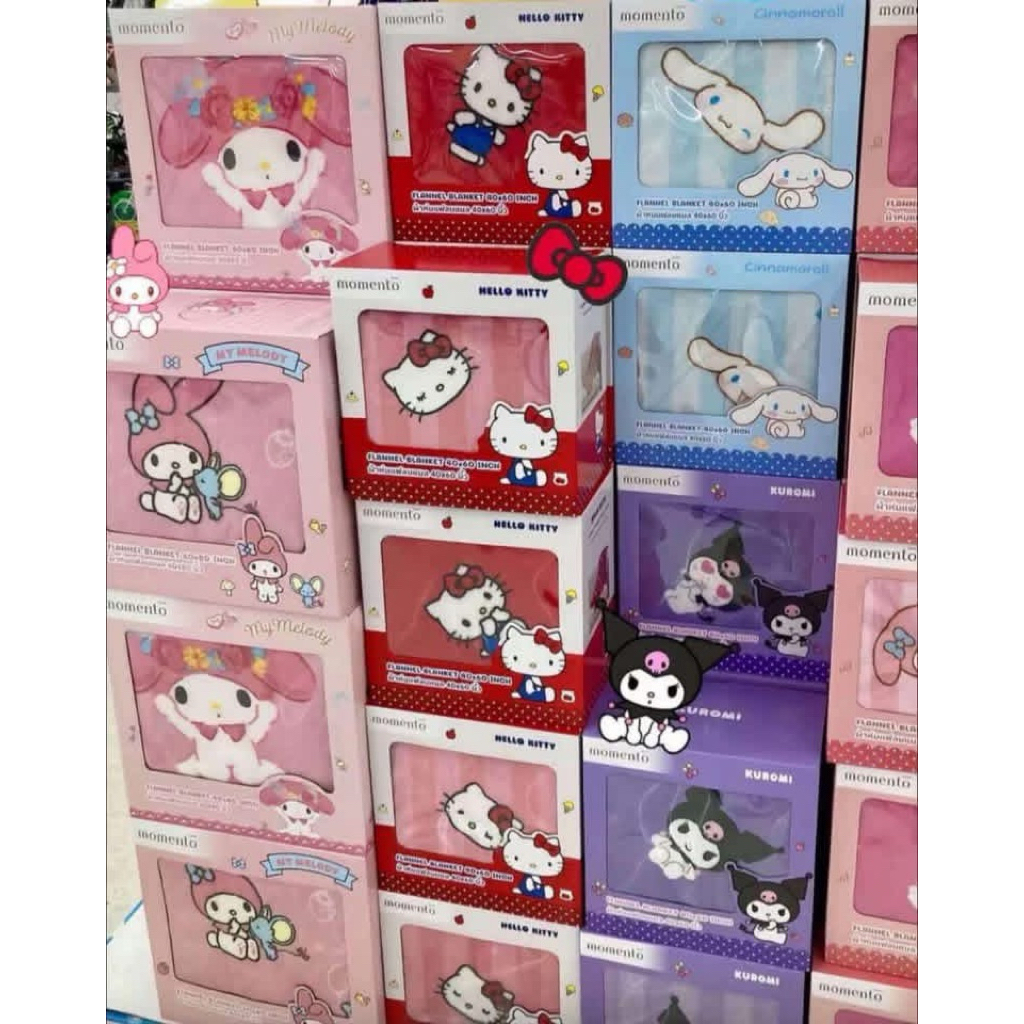 ผ้าห่ม Sarioแท้3ฟุต/5ฟุตพร้อมส่ง(ส่งของทุกวันในไทย)