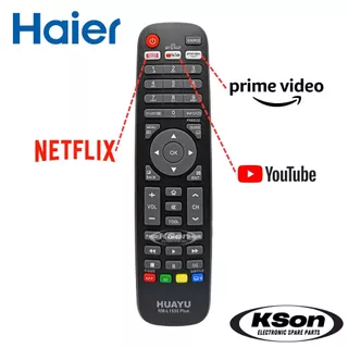 รีโมททีวี ไฮเออร์ ใช้กับทีวีไฮเออร์ได้ทุกรุ่น Universal Haier TV Remote Control รุ่น RM-L1535 Plus