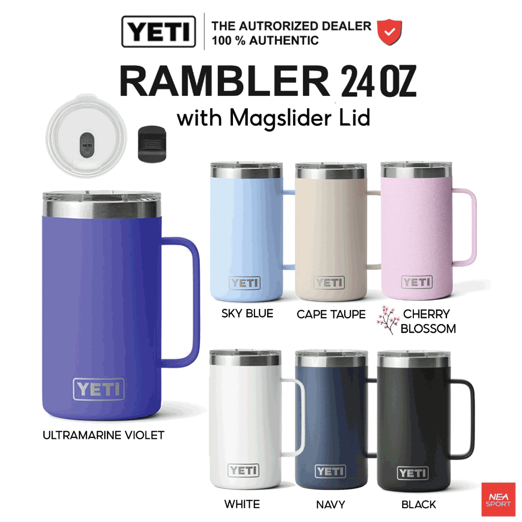 [แก้วนี้มีแต่ให้] YETI Rambler 24oz Mug with Magslider Lid แก้วเก็บอุณหภูมิ เยติ ลิขสิทธิ์แท้