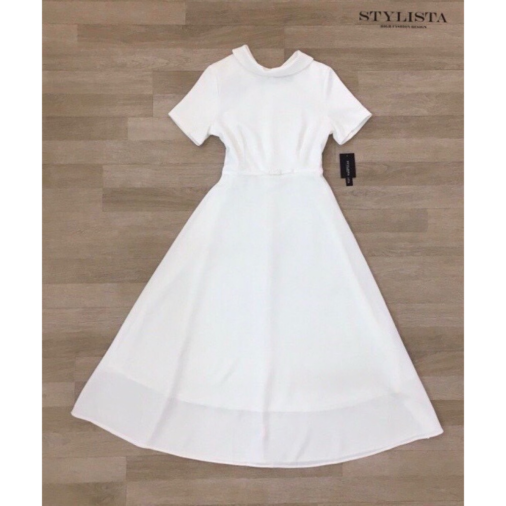 เดรสสีขาวเรียบหรู ใส่แล้วดูแพงมากแม่ - รูปที่ 4