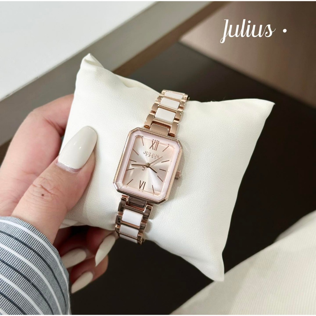 Julius สายเซรามิกสลับสแตนเลส รุ่น JA-1273 (JA-1273A,JA-1273B,JA-1273C,JA-1273D)