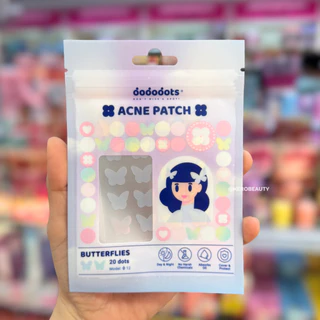 DODODOTS Acne Patch แผ่นแปะสิวไฮโดรคอลลอยด์ลายการ์ตูน ช่วยดูดซับสิว ติดแน่น แต่งแต้มความน่ารัก