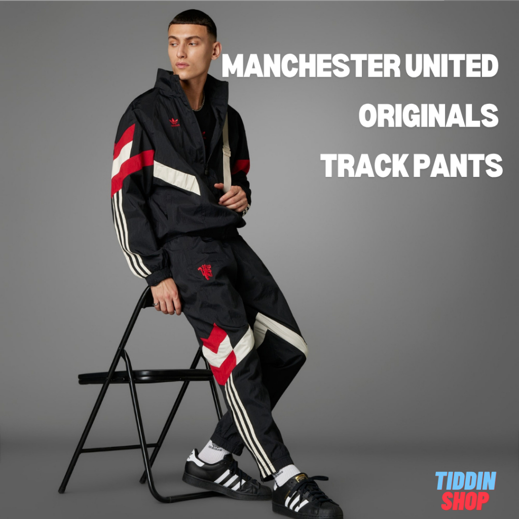 กางเกงขายาว Adidas Manchester United Originals Track Pants [ลิขสิทธิ์แท้ Adidas Thailand][รหัส: IS6527 ]