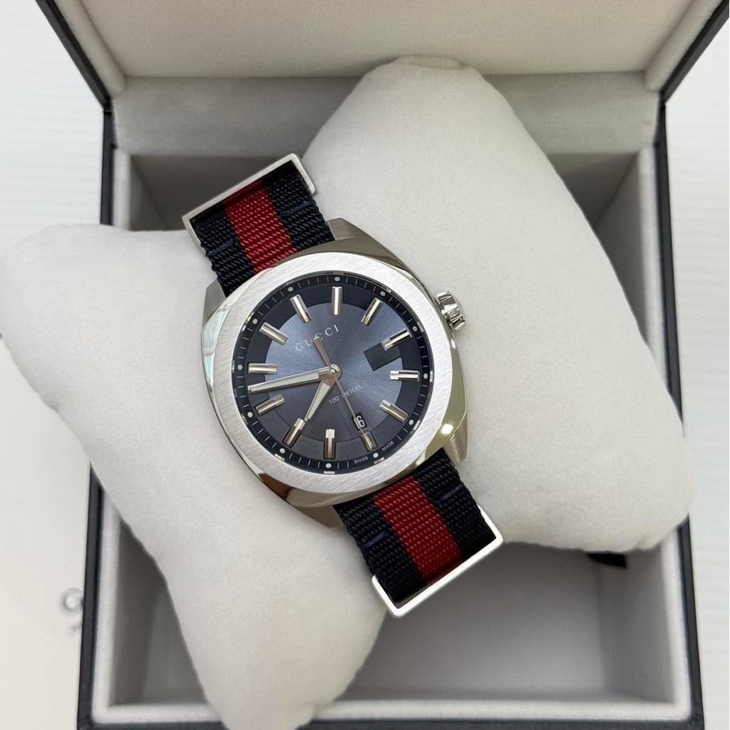 พร้อมส่ง‼️  New⭐️Gucci watch GG2570 ขนาด 41 mm.  อปก. กล่อง หมอน ใบรับประกัน ราคาดีมากก