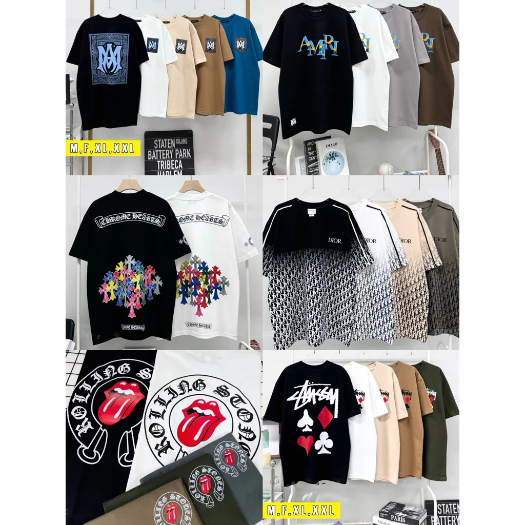 •เสื้อยืดOversizeรวมแบรนด์ Size M F
