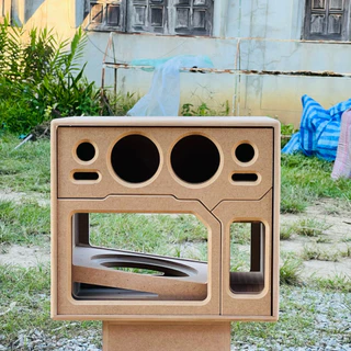 [กรุณาสั่งเพียง 1 ตู้ ต่อ 1 ออเดอร์เท่านั้น] ตู้ลำโพงบลูทูธ DIY ซับ 8 นิ้วลมหลังดอก เสียงกลาง 4 นิ้ว แหลม 2 นิ้ว