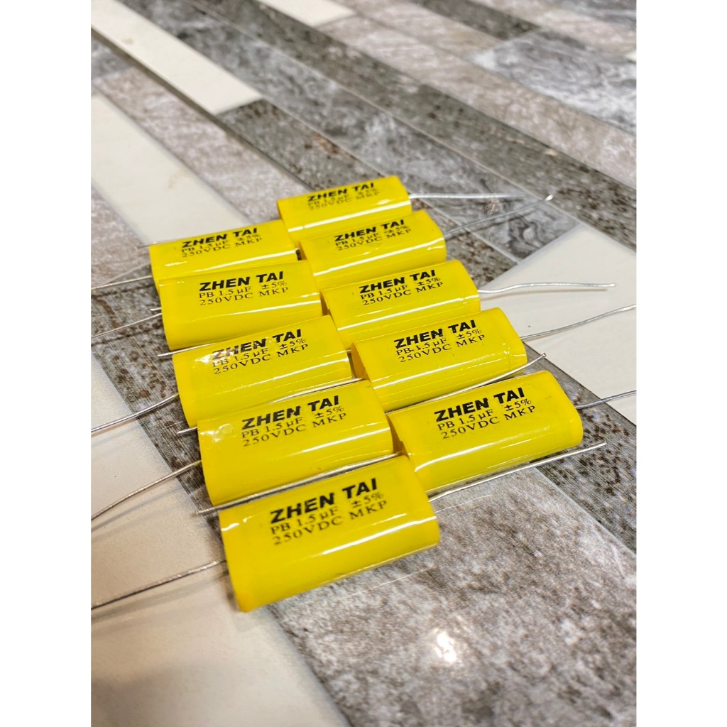 ZHEN TAI คอนนิเซอร์ C 1.5 uF 5% 250VDC MKP