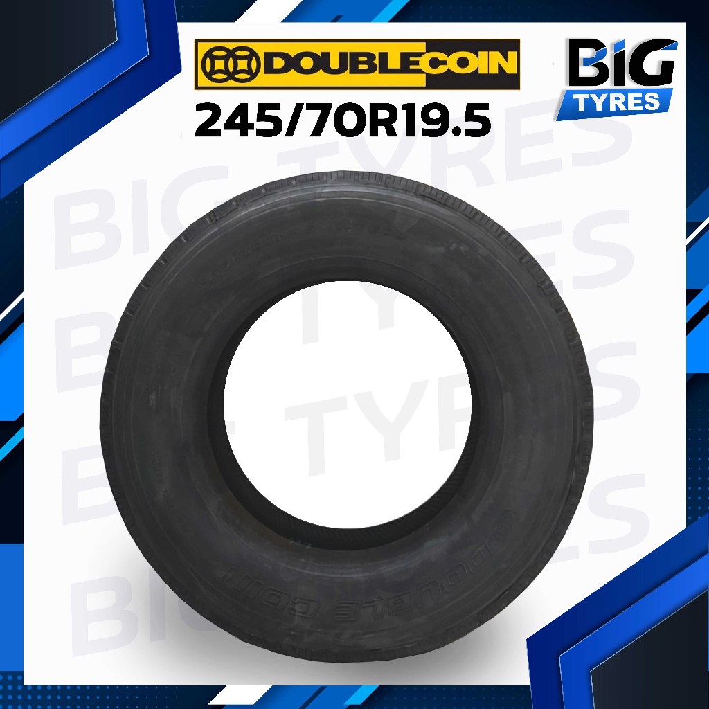 245/70R19.5 16PR ยี่ห้อ DOUBLECOIN รุ่น RT600 ยางรถบรรทุกเรเดียล
