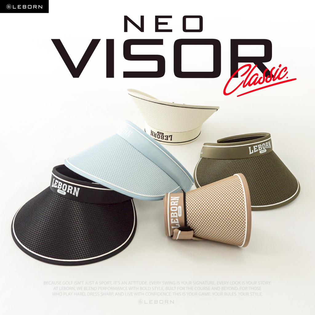 LEBORN Neo Visor หมวกตีกอล์ฟ
