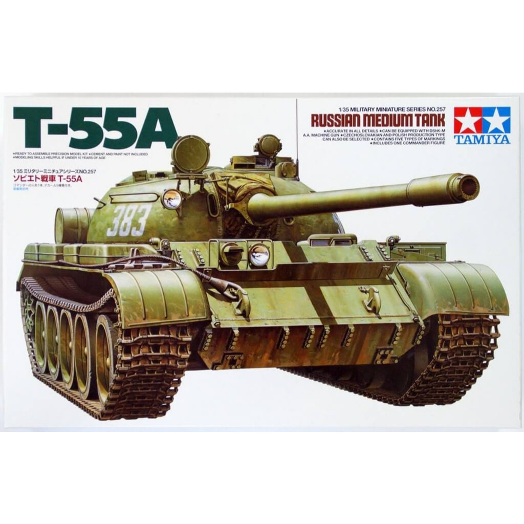 4950344996261 Tamiya 35257 Russian Medium Tank T-55A