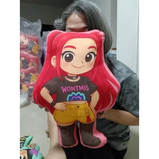 หมอน K pop demon hunters ขนาด 45cm. zoey หมอนอิง rumi mira พร้อมส่ง