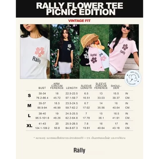 Rally Movement เสื้อยืด 🌈ใช้โค้ดลดได้20%-30% ของแท้100% 💓สินค้าพร้อมส่ง
