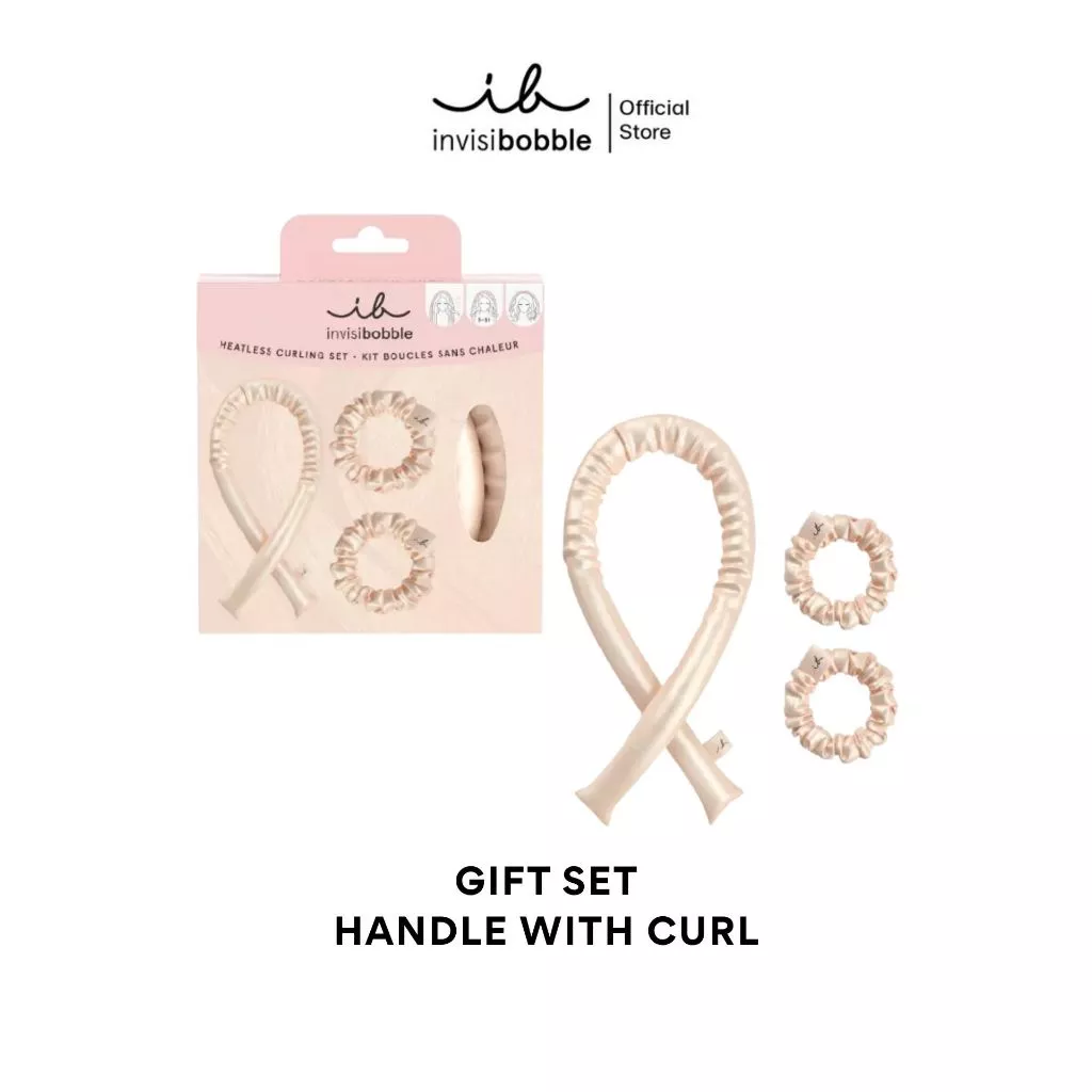 invisibobble GIFT SET Handle with Curl ที่ลอนผม ไม่ใช่ความร้อน ผมไม่เสีย (1 กล่องบรรจุ 3 ชิ้น)