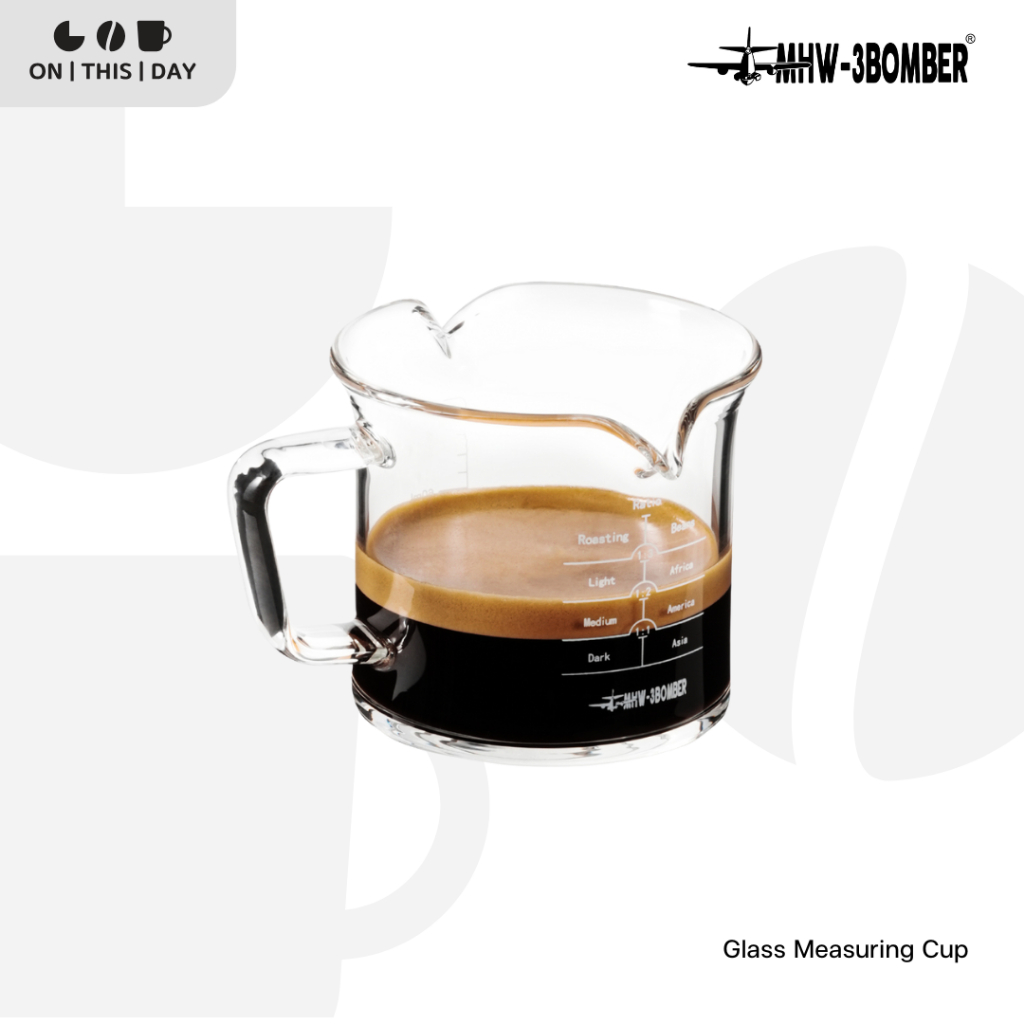 MHW-3BOMBER Glass Measuring Cup แก้วช็อต ขนาด 120 ml