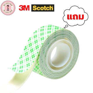 Scotch 3M เทปโฟมกาวสองหน้า แพ็คเกจใหม่สุดคุ้ม โฟมเทป Tape CAT 110 ขนาด 21mmx3m.(เซต5แพ็ค)แบบใหม่