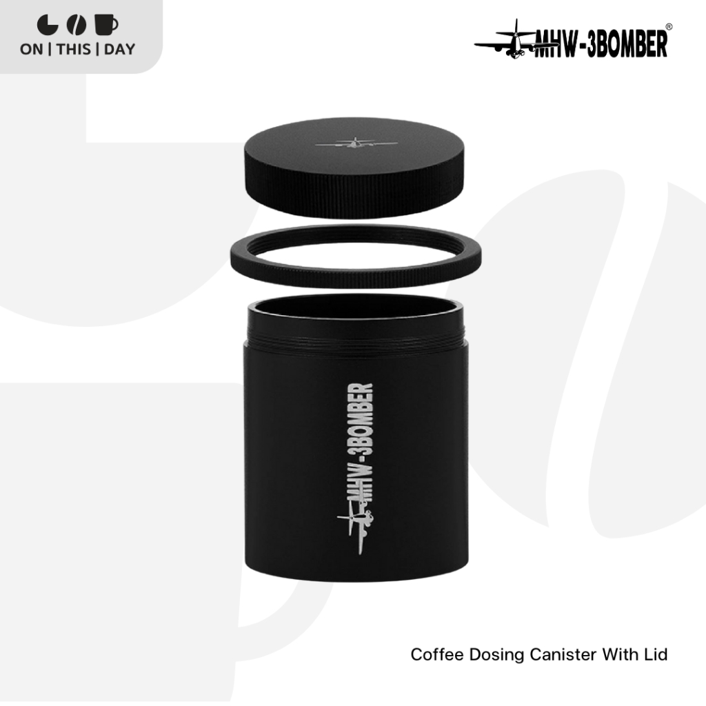 MHW-3BOMBER Coffee Dosing Canister With Lid โดสซิ่งกาแฟ ขนาด 58 mm