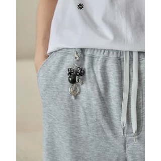 NORMAL.DAY BAGGY SWEATPANTS กางเกงทรงกระบอกใหญ่ (ผ้าFrench Terry ผ้าเกล็ดปลา) มี2 ความยาว 40 กับ 43 นิ้ว