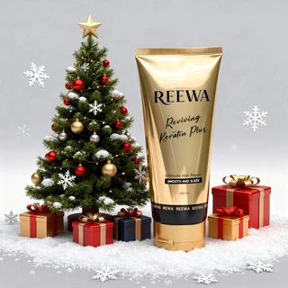 REEWA เคราตินสด กล่องดำ | ฟื้นผมเสียหนัก ผมช็อต ผมแห้งเสีย ให้กลับมานุ่มลื่นเหมือนทำซาลอน 100g