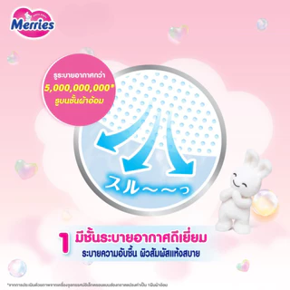Merries เมอร์รี่ส์ ผ้าอ้อมเด็ก ชนิดกางเกง (Size S-XL) แพมเพิสเด็ก แพมเพิส ผ้าอ้อมเมอรี่ ผ้าอ้อม Baby Diaper Pants