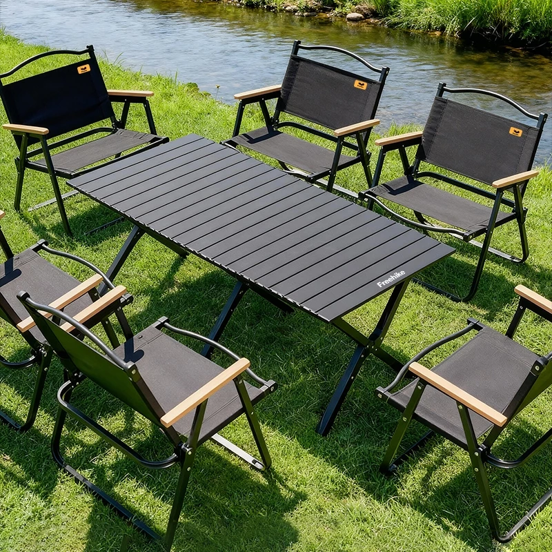 Free Hike โต๊ะแคมป์ปิ้ง Folding table โต๊ะพับสนามได้แบบพกพา อลูมิเนียม กลางแจ้ง แคมป์ปิ้งปิกนิก thumbnail 10