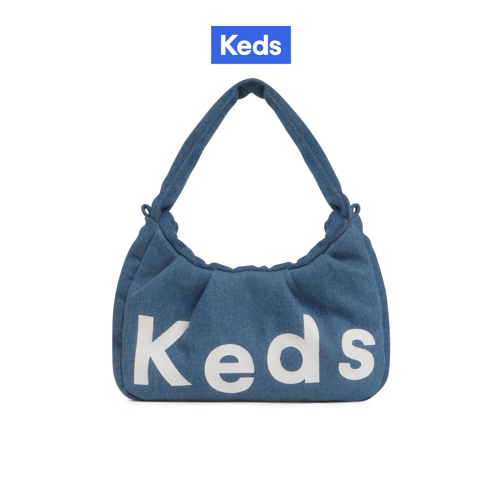 KEDS กระเป๋า รุ่น THE HANDY PUFFY BAG สีเดนิมคลาวดี้ ( KF25ACB18003 )