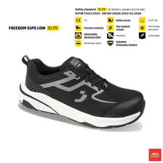 [เรือธงตัวใหม่ นุ่มและทน] SAFETY JOGGER FREEDOM S1P รองเท้าเ…