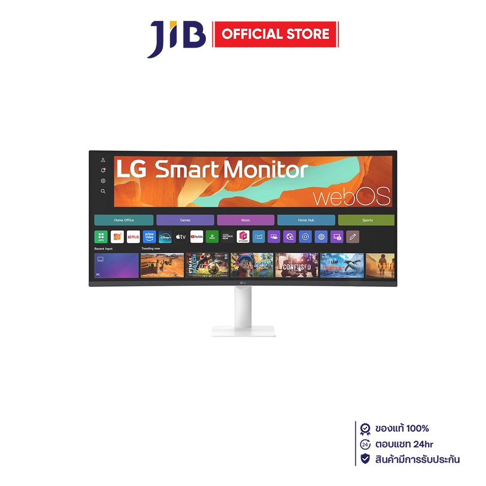 Monitor (จอมอนิเตอร์) Lg Smart Monitor 34u601sa-W - 34 Inch Va 2k 100hz