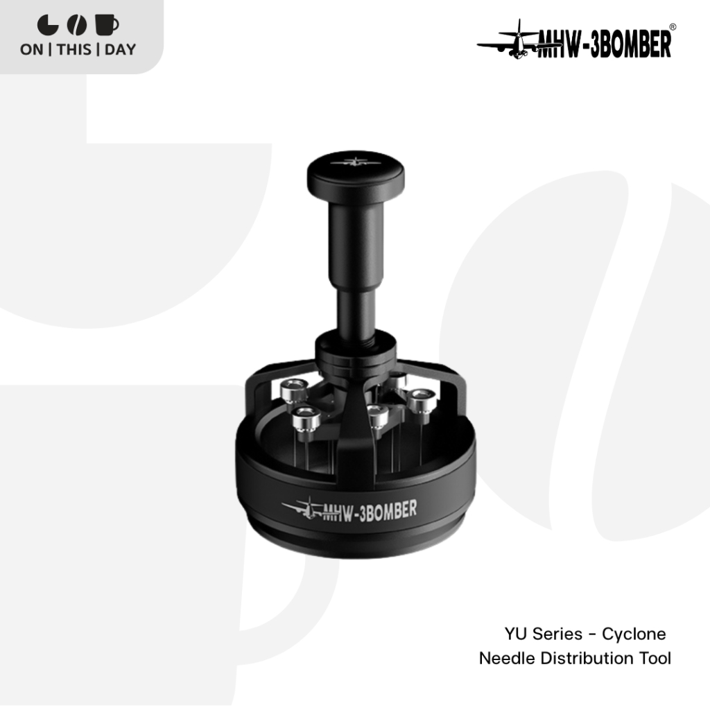 MHW-3BOMBER YU Series - Cyclone Needle Distributor Tool เข็มเกลี่ยผงกาแฟ ขนาด 51 / 53 / 58 mm