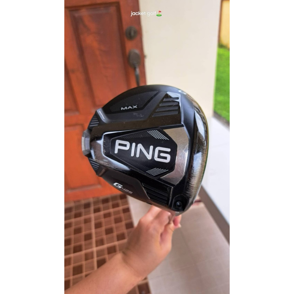 ไม้กอล์ฟ มือสองสภาพดี หัวไดรเวอร์ PING G425 MAX Loft 9' + sleeve (ไม่มีก้าน)