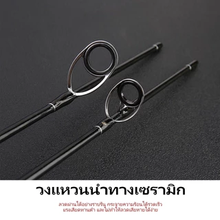 คันเบ็ด ตกปลา คันคาร์บอน คันสปิน 1.68/1.8/1.98 M UL คันเบ็ดสปินคาสต์คาร์บอนไฟเบอร์น้ำหนักเบามาก สำหรับน้ำเค็มและน้ำจืด