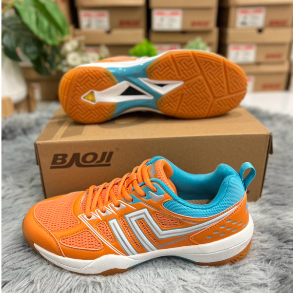 รองเท้า BAOJI รุ่น ACTIVE ใส่ออกกำลังกาย เล่นแบดมินตัน เบาใส่สบาย กันลื่น ราคา ถูกที่สุด ดีลบีเคเค แกลเลอรีภาพที่ 5